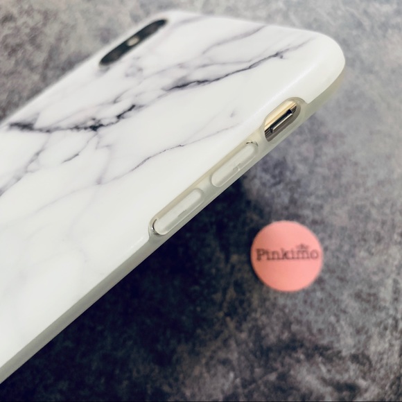 💕iPhone XS Max/XS Marble Pattern Case w/Socket - Picture 3 of 6
